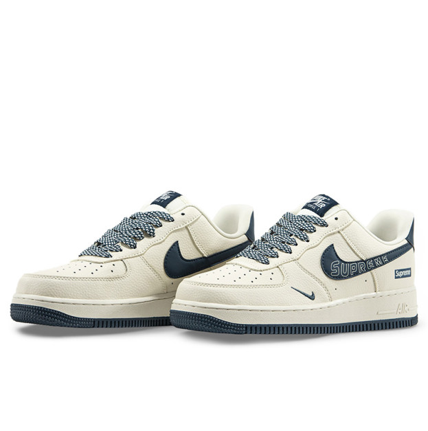 Купить Nike Air Force 1 Low x Supreme Beige Blue за 4411 грн