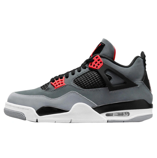 Nike Air Jordan 4 ブラック/レッド/グレー Кроссовки Nike Jordan 4 Retro купить с доставкой - интернет
