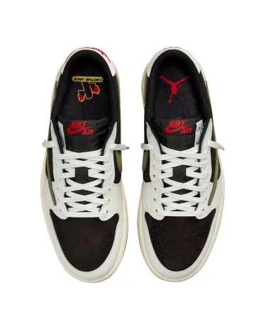 Придбати Jordan 1 Low x Travis Scott Olive DZ4137-106 за 3978 грн