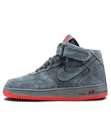 Кросівки Nike Air Force 1 High Grey Winter з ХУТРОМ