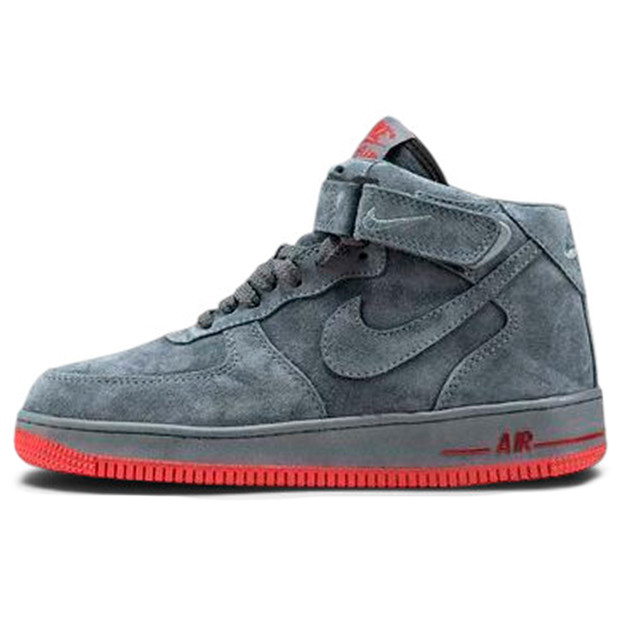 Nike Air Force 1 High Grey Winter з ХУТРОМ