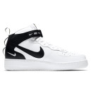 Nike Air Force 1 Mid Utility White Black 07 LV8 Winter з ХУТРОМ S-0000285