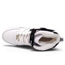 Шкіра Кросівки Nike Air Force 1 Mid Utility White Black 07 LV8 Winter з ХУТРОМ