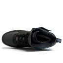 Шкіра Кросівки Nike Air Force 1 Utility HIgh Black White Winter з ХУТРОМ