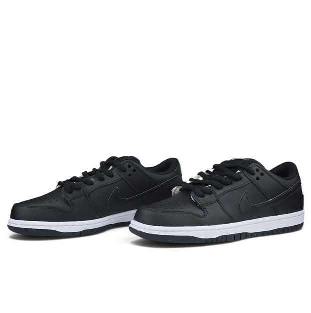 Nike Dunk Low Black White Winter з ХУТРОМ