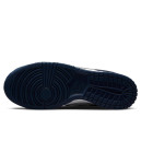 Кожа Кроссовки Nike Dunk Low Midnight Navy Smoke Grey FD9749-400