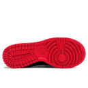 Шкіра Кросівки NIke SB Dunk Low Black Red Lacquer