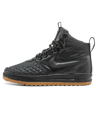 Кросівки Nike Lunar Force 1 Duckboot 17 Black Gum З ХУТРОМ