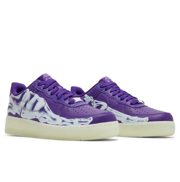Nike Air Force 1 Low Purple Skeleton CU8067-500