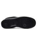 Шкіра Кросівки Nike Air Force 1 Low Black Orange З ХУТРОМ