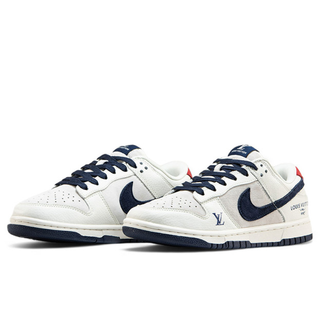 Nike SB Dunk Low x Louis Vuitton Grey Blue Red