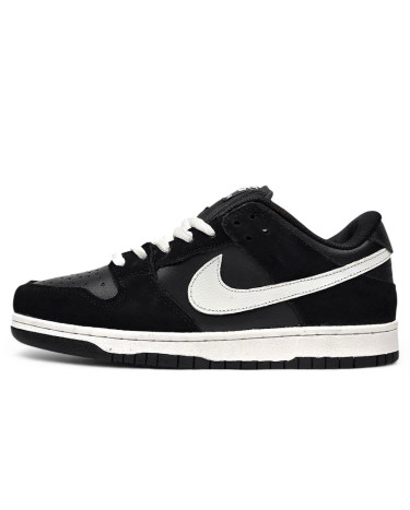 Sneakers Nike SB Dunk Low Black White Two WITH FUR