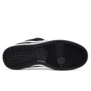 Leather Sneakers Nike SB Dunk Low Black White Two WITH FUR