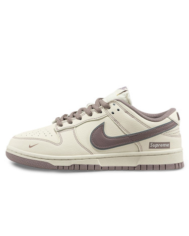 Кросівки Nike SB Dunk Low x Supreme Double Swoosh Beige