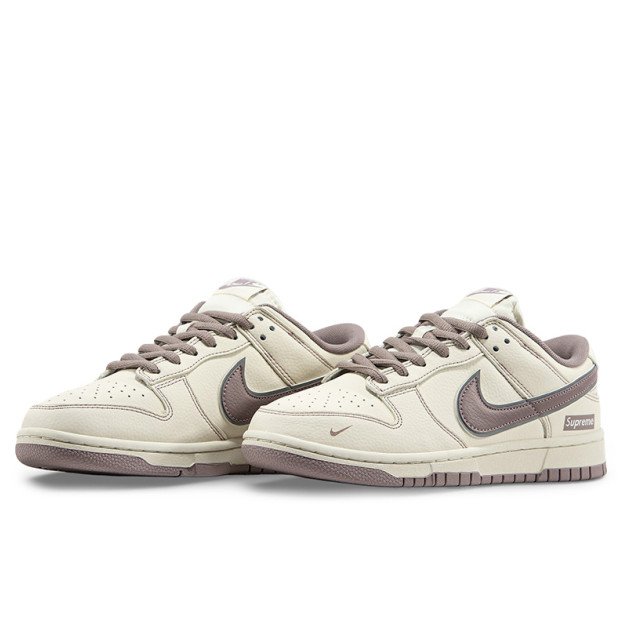 Nike SB Dunk Low x Supreme Double Swoosh Beige