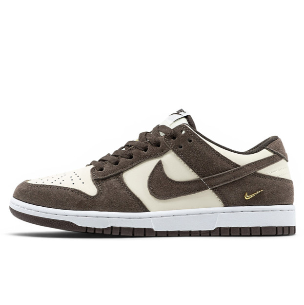 Nike Dunk Low Light Orewood Baroque Brown Mini Swoosh IO4244-102