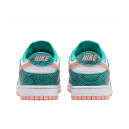 Шкіра Кросівки Nike Dunk Low Teal Snakeskin DR8577-300