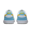 Кожа Кроссовки Nike Dunk Low Next Nature White Blue Yellow DX3382-400