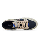 Leather Sneakers Nike SB Dunk Low x Stussy 40th Beige Black