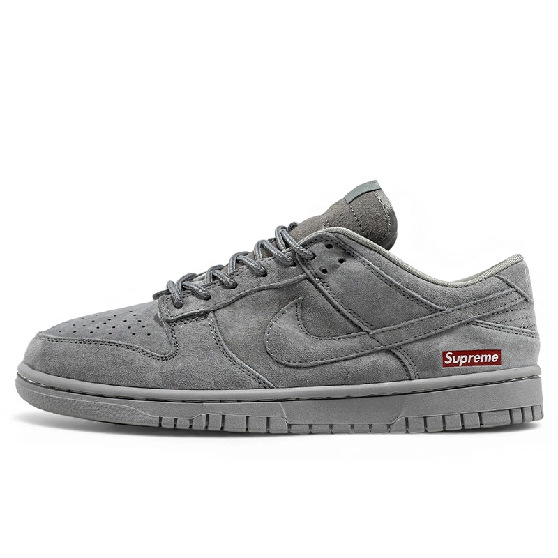 Nike SUPREME コラボ ポロシャツ グレー MEN シアサッカー ストライプポロシャツ グレー