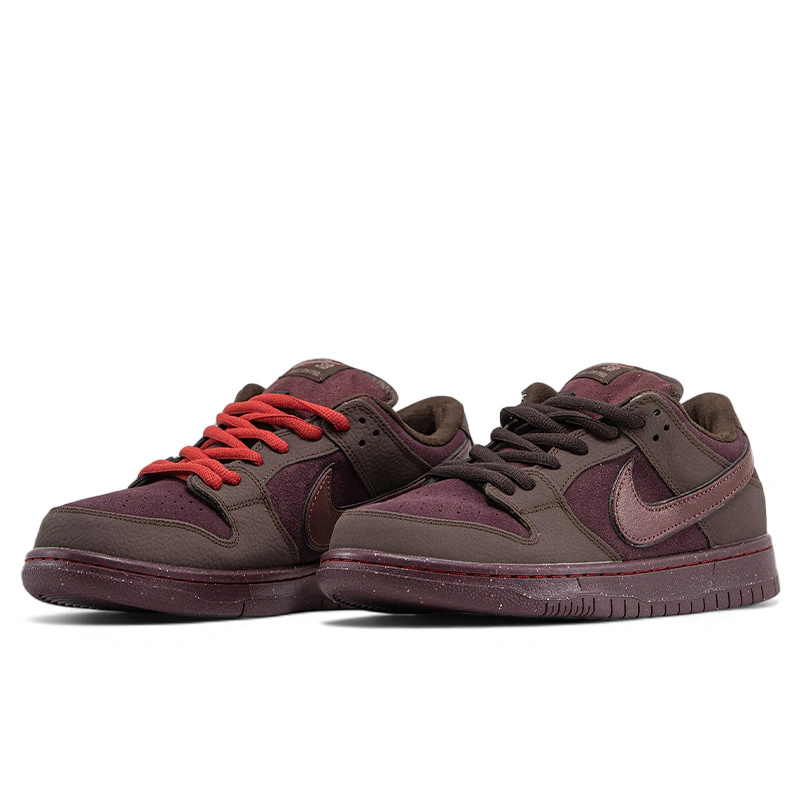 Купить Nike SB Dunk Low City of Love Burgundy Crush FN0619-600 за