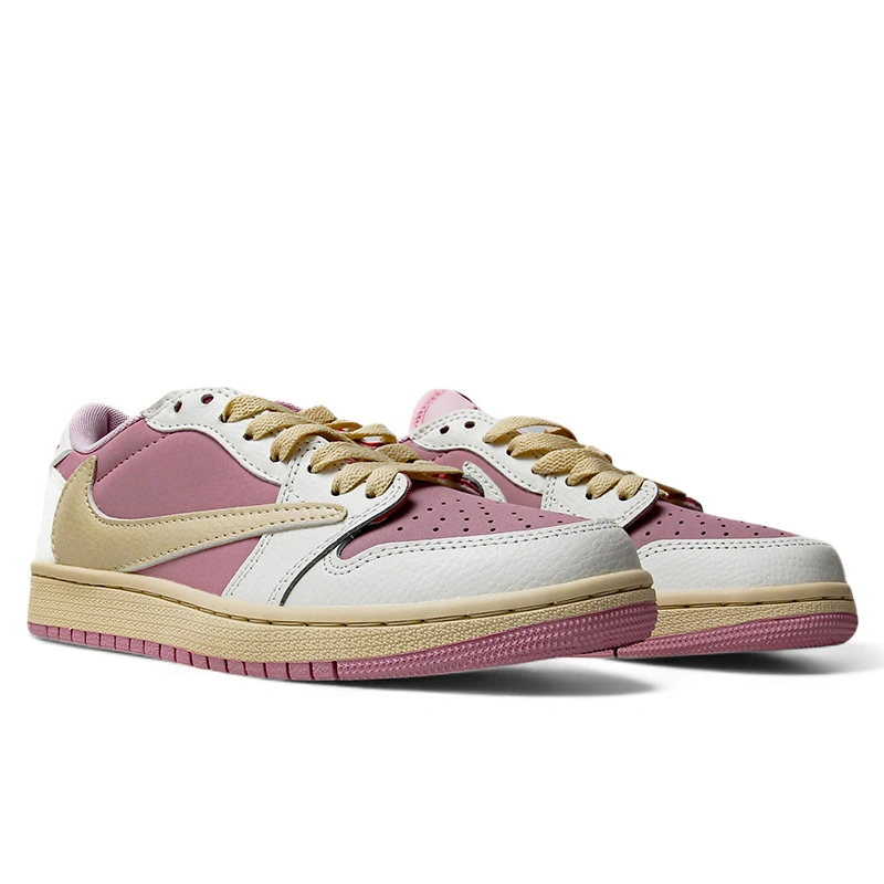 Travis Scott × Air Jordan 1 Low OG SP TD Купить Jordan 1 Low x Travis Scott Pink White Beige за 3828 грн