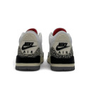 Кожа Кроссовки Jordan 3 Retro White Brown