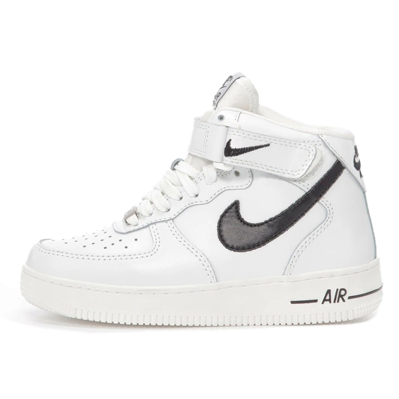 Nike Air Force 1 ホワイト27.5cm Придбати Nike Air Force 1 High White Black Winter С МЕХОМ за 4059 грн
