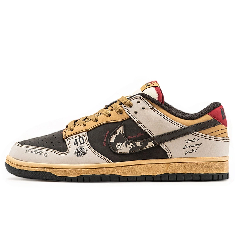 Nike SB Dunk Low x Stussy 40th Brown Grey Beige S 2351483 buy with delivery Nike
