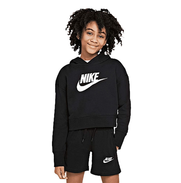Jacket Nike NSW CLUB FT CROP HOODIE HBR DC7210-010