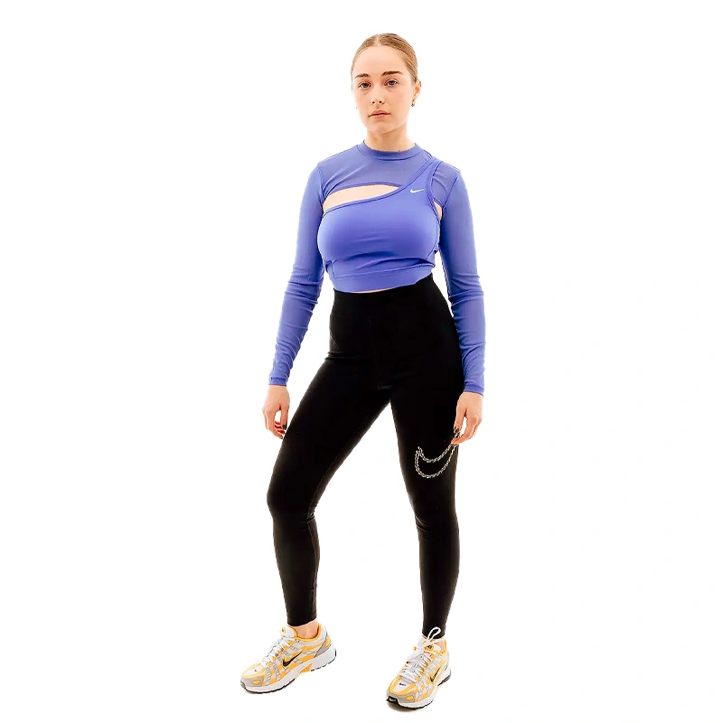 Buy Топ з довгим рукавом Nike LS TOP CROPPED NVT FB5683-413 for 25.67€