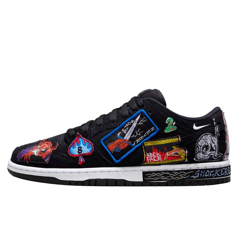 スケートボード Nike SB Dunk Low neck face Купить Nike SB Dunk Low x Neckface DQ4488-001 за 4011 грн