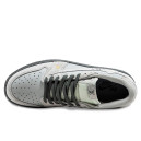 Кожа Кроссовки Jordan 1 Low x Travis Scott x Louis Vuitton Grey