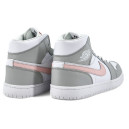 Кроссовки Jordan 1 Retro Mid Custom Light Grey Женщинам