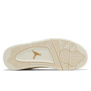 Leather Sneakers Jordan 4 Retro Metallic Gold AQ9129-170