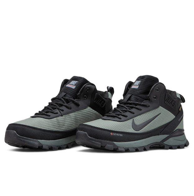 Nike Rivah Gore-Tex Winter Khaki Black З ХУТРОМ