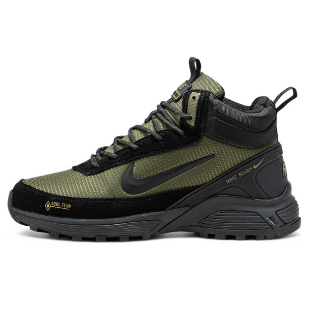 Nike Rivah Gore-Tex Khaki Black С МЕХОМ