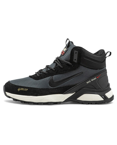 Кросівки Nike Rivah High Gore-Tex Black Grey З ХУТРОМ