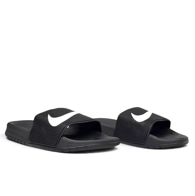 Nike Kawa Slide Black White