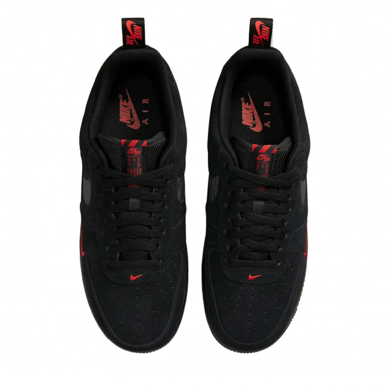 Black and orange air force ones deals