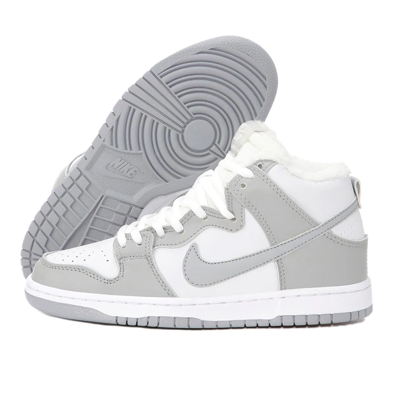 絵本・児童書 NIKE W DUNK HIGH SE Купить Nike SB Dunk High Grey White Winter С МЕХОМ за 3461 грн