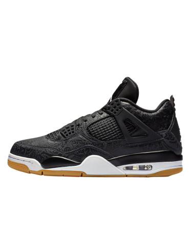 Jordan 4 Laser Black Gum Winter С МЕХОМ