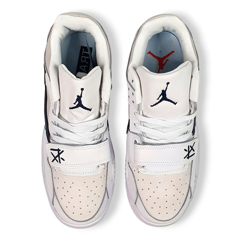 Купить Jordan Cut The Check x Travis Scott White Beige Black за