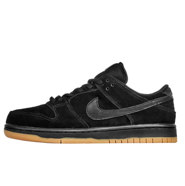 Nike SB Dunk Low Black Snake Gum Winter С МЕХОМ