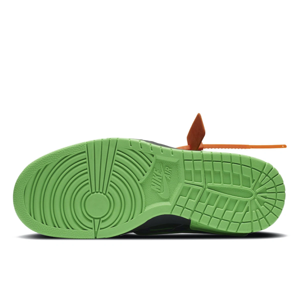 Купить Nike Air Rubber Dunk Off-White Green Strike CU6015-001 за