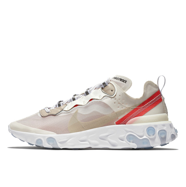 Nike React Element 87 Sail Light Bone AQ1090-100