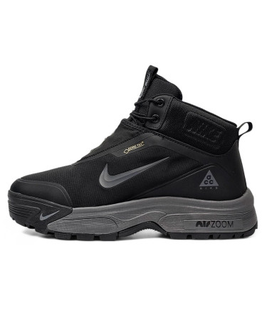 Кросівки Nike Air Zoom ACG Black Grey З ХУТРОМ