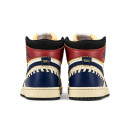 Кроссовки Jordan 1 Retro High Union Los Angeles Blue White Red Женщинам