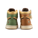 Кроссовки Jordan 1 x Zion Williamson Voodoo Yellow Green Brown Женщинам