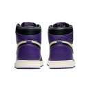 Шкіра Кросівки Jordan 1 Retro High Court Purple 555088-501